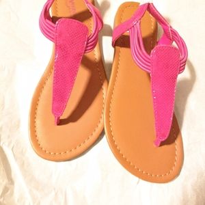 Girls Pink Fuschia Sandal